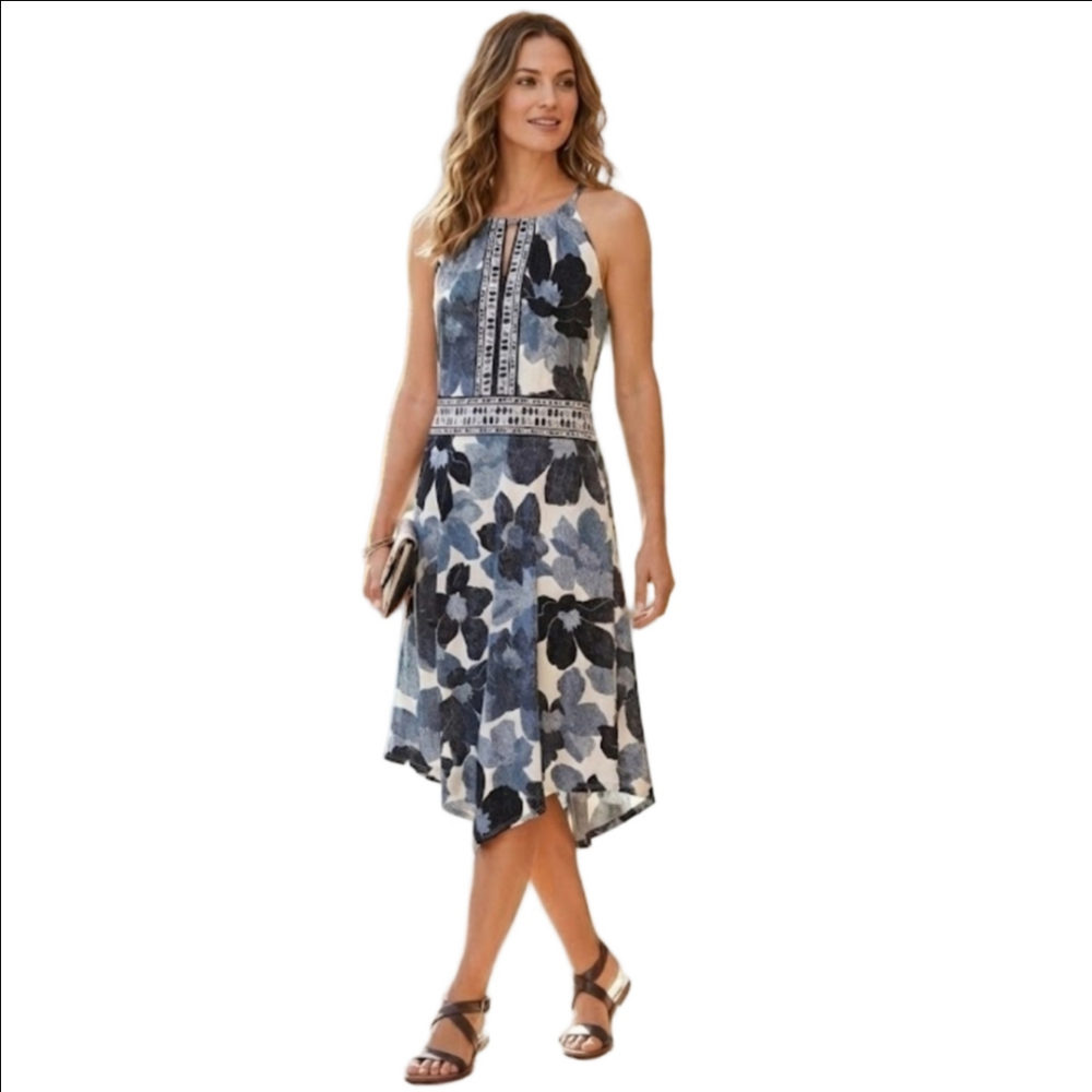 London Times Petites Floral Dress - Picture 1 of 9